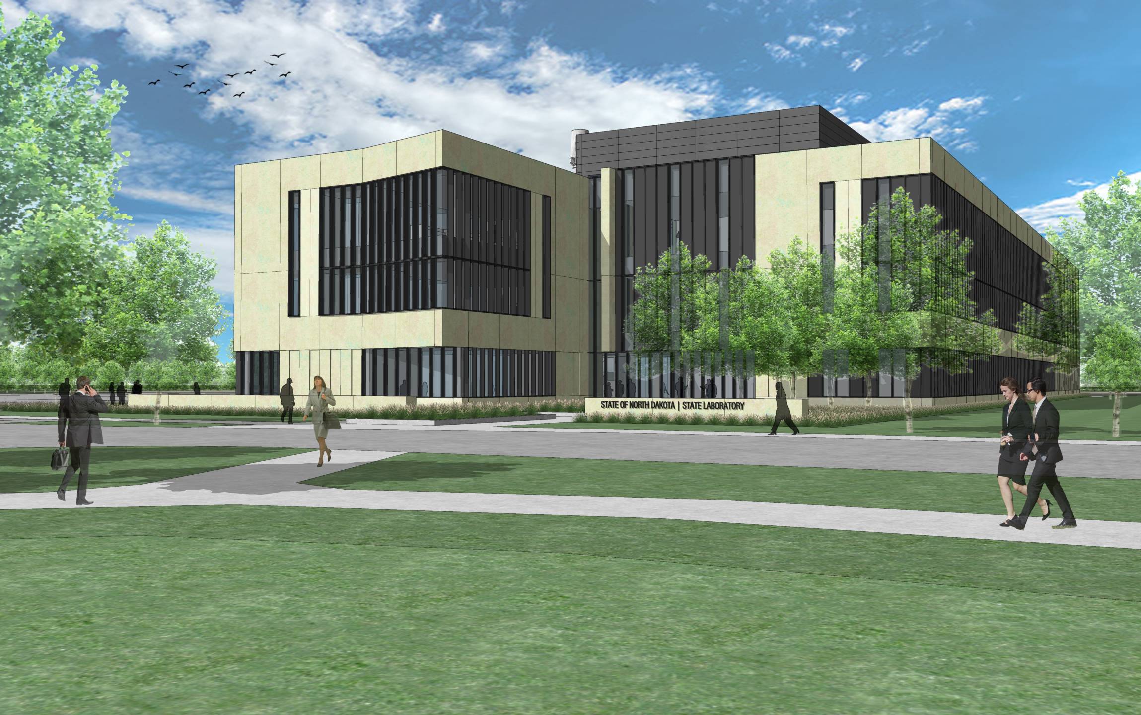 New North Dakota State Laboratory Rendering