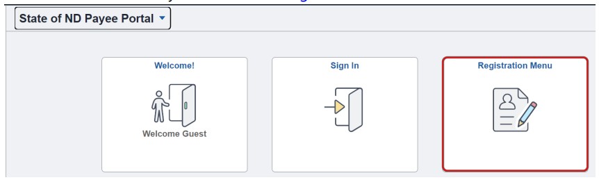 Registration Menu