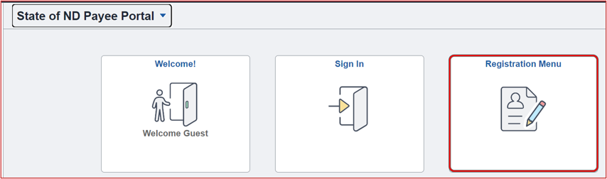 Registration Menu