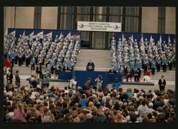 President Bush Dedicates Centennial Grove