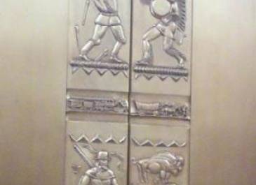 Brass Elevator Doors-Put into operation in 1961.