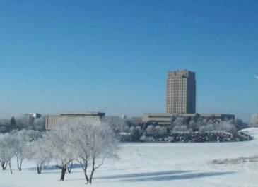 Winter on the Capitol complex.