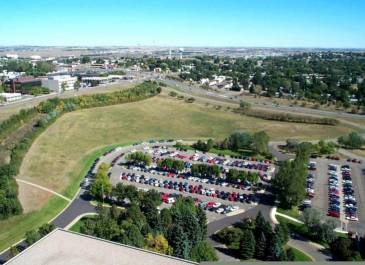 From 18th floor looking at northeast view of Bismarck.
