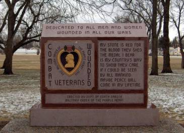 Purple Heart Memorial-Dedicated to men and women wounded in all wars.