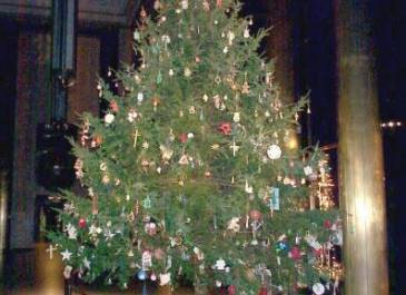 Decorated Christmas Tree-Memorial Hall.