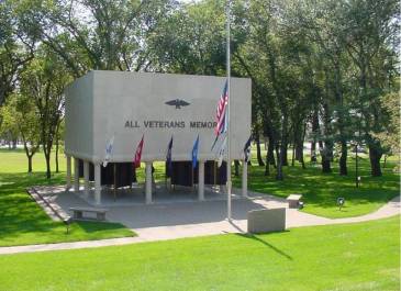 Veterans Centennial Memorial-Dedicated to 4,050 Vets who died during ND's 1st 100 yrs.