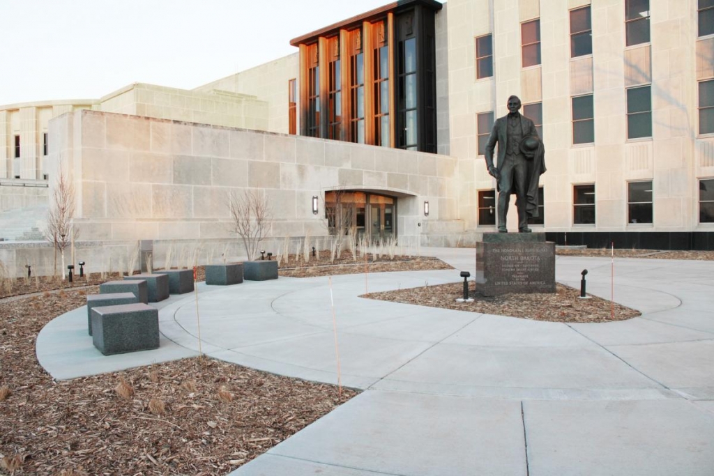 South Entrance Outside Burke Statue