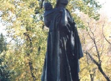 Sakakawea-Donated Oct. 11, 1910, Shoshone "bird woman" guided 1805 Lewis and Clark expedition.