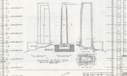 Plans of statue