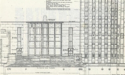 Blueprints of Capitol front steps