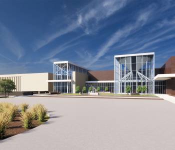 Rendering of the new military gallery at the state museum